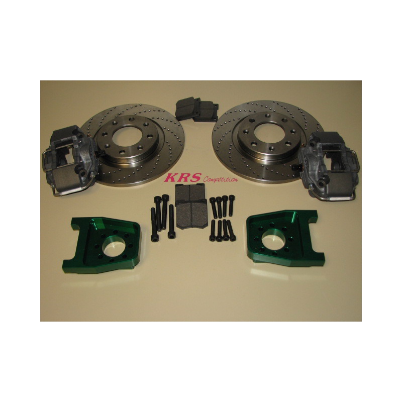 Kit of brakes rear for 106, caliper Alcon, and with disks 266 m/