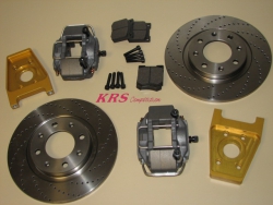 Kit freins AR pour 306 VE disques 266 percés